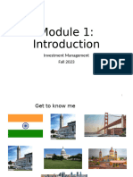 Fine 441 Module1 Introduction