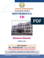 10th Maths Stage 1 & 2 EM - 2023