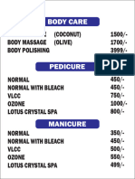 Rate List