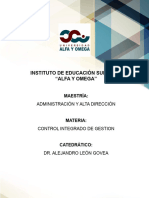 Tarea 1. Control Integrado de Gestion