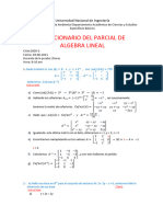 Solucionario Del Examen Parcial de Algebra Lineal Junio 2021