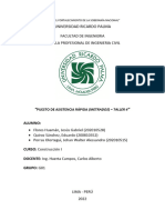 Informe Construcción - Taller 4 - G01 - Acabados y Muros