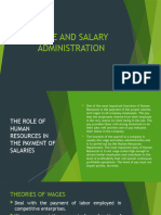 Wage and Salary Administration