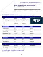 SABIC PP 5703P Polypropylene Homopolymer For Injection Molding