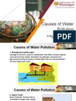 Causes of Water Pollution