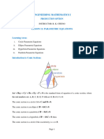 Lessons 11 and 12 Engineering Mathematics I Production Option