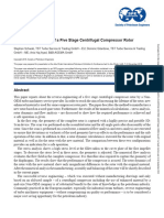 Reverse Engineering of A Five Stage Centrifugal Compressor Rotor