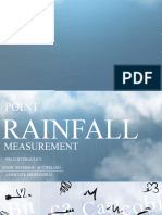 Hyrdo-Point Rainfall Measurement