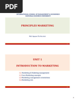 Unit 3 - Marketing Environment