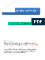 Materials Science - Lecture #1 - Introduction