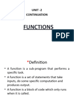 Chapter - 4 Functions & Pointers