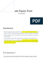 Private Equity Exits