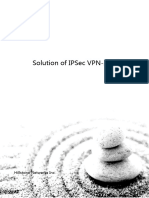 Solution of IPSec VPN