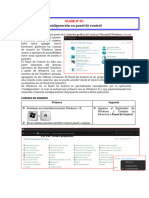 CLASE 3 - Configuración en Panel de Control