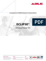 Eclipse®: Installation & Maintenance Instructions