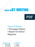 Report Writing