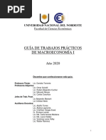 Unidad 4 - Guía de Trabajos Prácticos 2020 - Macroeconomía I