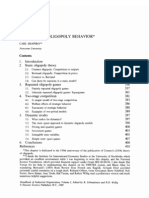 Chapter 6 Theories of Oligopoly Behavior