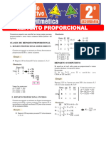 Reparto Proporcional para Segundo Grado de Secundaria