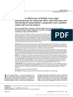 [19330715 - Journal of Neurosurgery_ Pediatrics] Comparative effectiveness of flexible versus rigid neuroendoscopy for endoscopic third ventriculostomy and choroid plexus cauterization_ a propensity score–matched