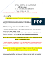 Estudo PR Marco Lima. Ser Igreja É Repartir