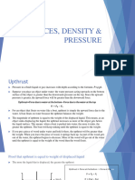 As Forces, Density & Pressure