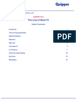 Mathematics: The Line of Best Fit