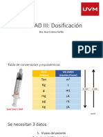 UNIDAD I Dosificación 1a Parte