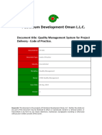 CP-190 2014 Quality Management System For Project Delivery - Code of Practice