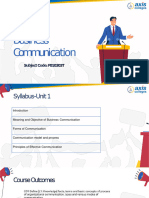 Business Communication Unit 1 Notes