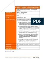 ITW601 Assessment 2 Brief Industry Project Module 9 HBP 11072022 AA 21072022