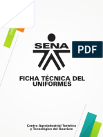 Ficha Técnica Del Uniforme