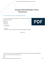 1000 Structural Analysis MCQ (Multiple Choice Questions) - Sanfoundry