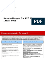 20 - Key Challenges For 12th Plan - Initial CII Note