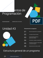 Unidad 3 (Fundamentos de Programación SEM202415)