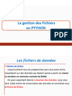 Les Fichiers Textes en Python