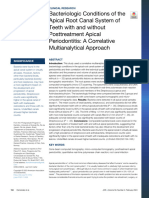 Bacteriologic Conditions of The Apical Root Canal