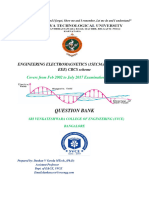 Engineering Electromagnetics Question Bank by Dankan V Gowda