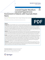 2023 - Improved Transcranial Doppler Waveform Analysis For Intracranial Hypertension Assessment in Patients With Traumatic Brain Injury