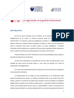 Módulo Nº5 La Negociación en La Gestión Institucional