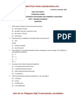 CA Foundation ECO & BCK Q MTP 2 Nov23 Castudynotes Com