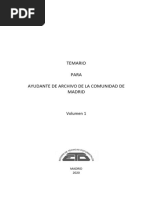 Indice Temario Ayudante Archivo CAM 2vol 2020