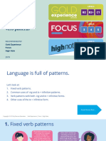 Grammar C1 - 2 Verb Patterns