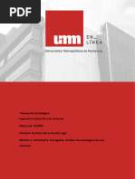 Módulo 1. Actividad 2. Entregable. Análisis de Estrategias de Una Empresa