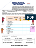 INGLES 3° Evaluación Diagnóstica