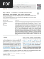 Dormir Acelera La Reconsolidacion de La Memoria (Paper en Ingles)