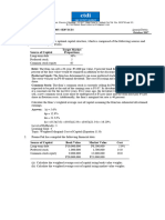 9 Ms Cost of Capital 2024 Answers