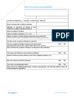 Accident Incident Investigation Form