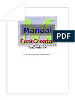 Font Creator Manual