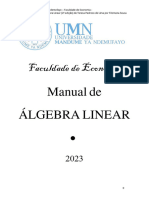 Manual de Álgebra Linear